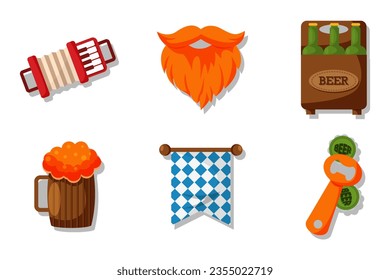 Set Collection of Oktoberfest Element 