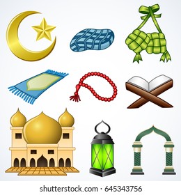 Set collection of ramadan element