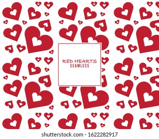 set collection of seamless pattern heart happy valentine's day love poster 2d illustration vector, party fun celebration, holiday with season greeting, banner frame invitaion wedding gift card