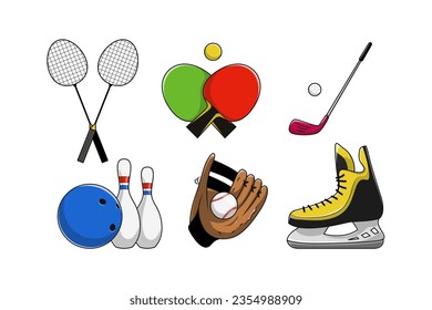 Set Collection of Sport Element