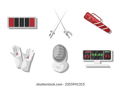 Set Collection of Sport Element 