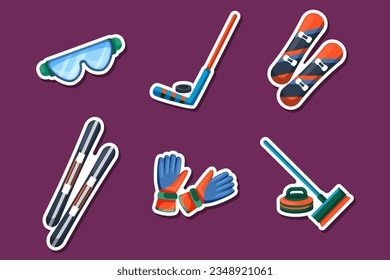 Set Collection of Sport Sticker