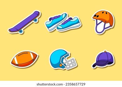 Set Collection of Sport Sticker