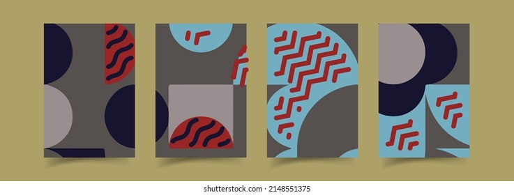 Set collection of square banner layout.abstract, minimal, modern background template design for social media post, stories, story, flyer, brochure, web ad page.