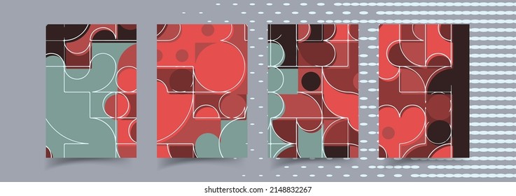 Set collection of square banner layout.abstract, minimal, modern background template design for social media post, stories, story, flyer, brochure, web ad page.