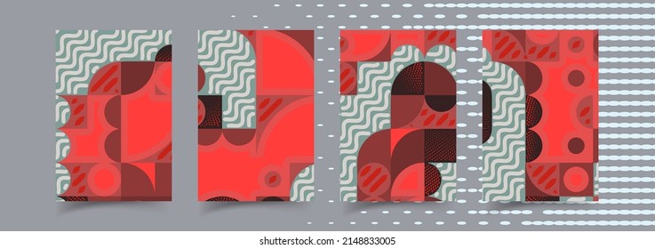 Set sammlung von quadratischem banner layout.abstrakt, minimaler, moderner Hintergrund Template Design für Social Media Post, Geschichten, Geschichte, Flyer, Broschüre, Web-Werbeseite.