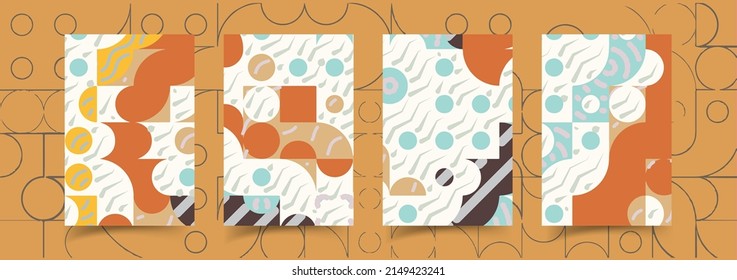 Set collection of square banner layout.abstract, minimal, modern background template design for social media post, stories, story, flyer, brochure, web ad page. 
