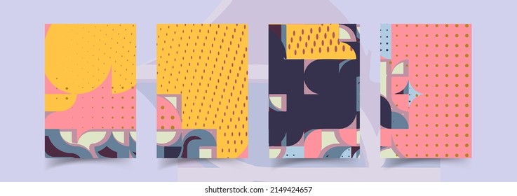 Set collection of square banner layout.abstract, minimal, modern background template design for social media post, stories, story, flyer, brochure, web ad page. 