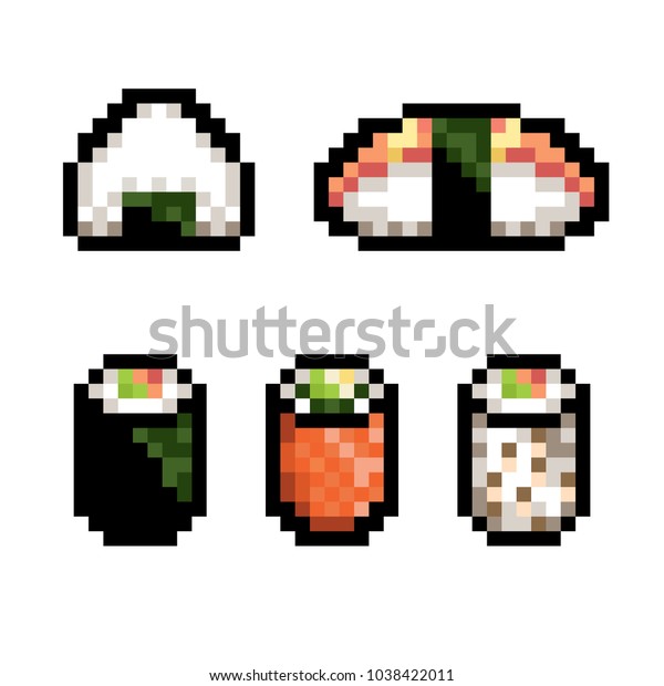 university games sushi pixel puzzle