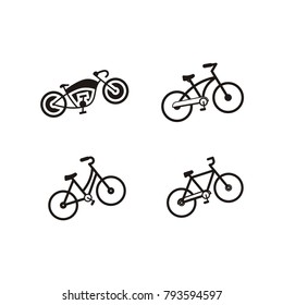 set collection variuous bike logo