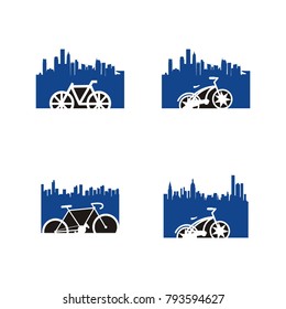 set collection variuous bike logo