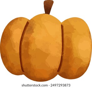 Set collection of vector illustration hand drawn pumpkins icon set. Decoration for harvest festival and Halloween on fall autumn season