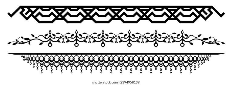 Set collection of vintage dividers	
