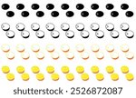 Set collections colourful stylish zebra Animal footprint icon. zebra paw print walking symbol vector illustration