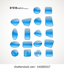 Set of color apps icons