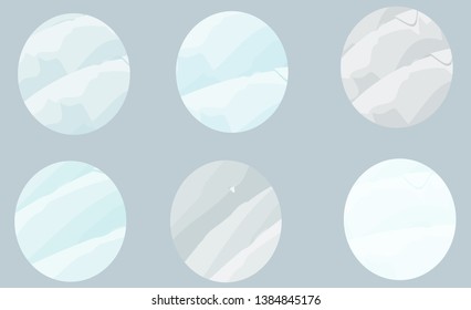 set color circles gray brush stroke. Fashionable vector colorful pattern with brush strokes.Vector illustration. Background design. Abstract hand painted textured ink brush, isolated strokes with dry