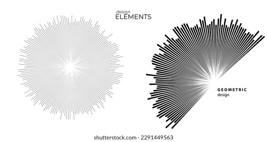 Set Color equalizer isolated on white background. Vector illustration. Pulse music player. Audio wave logo. Vector design element Poster sound wave template visualization signal Illustration eps 10