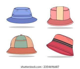 set color full bucket