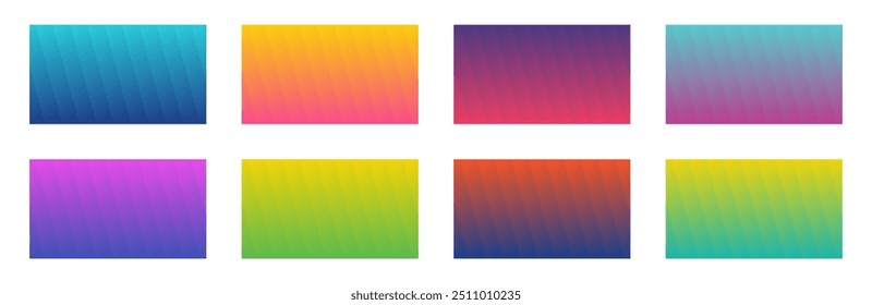 Conjunto de colecciones de fondo abstracto de gradación de color