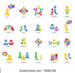 Set Of Color Icon