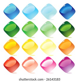 Set color icons. Vector Illustrations