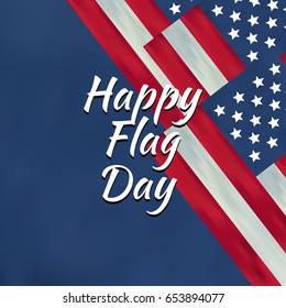 Set of color independence day. Happy flag day vector background. Happy flag day badge.
