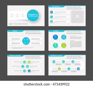 Set of color infographic elements for presentation templates. Leaflet, Annual report, book cover design. Brochure, layout, Flyer layout template design. Easy to edit.
