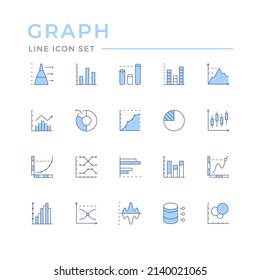 Set color line icons of graph and diagram
