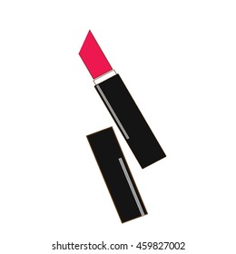 Set of color lipsticks vector illustrator on white background, RGB vector 