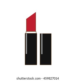 Set of color lipsticks vector illustrator on white background, RGB vector 