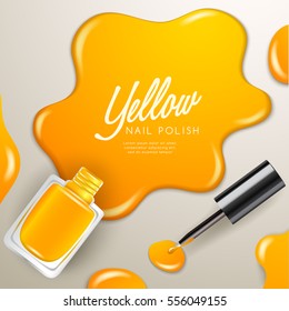Conjunto de uñas de color polaco: Ilustración vectorial