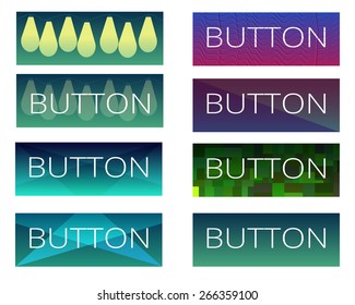 Set of color and original web buttons