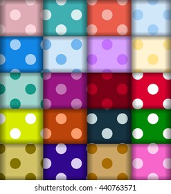 Set   the color  patterns of  dots