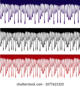 set of color splash drip paint liquid ink illustration vector  isolated