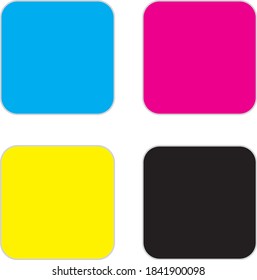 Set of color square Bottom.