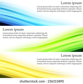 Set of color stripped backgrounds