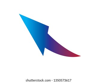 Set of color vector arrows 3d - Vector
