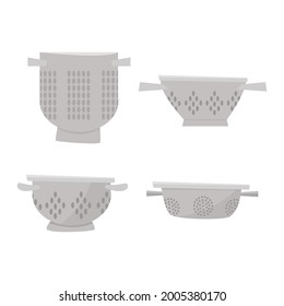 Set of colorants on a white background. Flat vector illustration