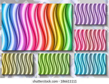 a set of colored backgrounds