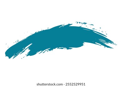 Set of colored brush strokes. Creative brush strokes isolated on white background, freehand drawings. Uneven strokes with jagged edges. Vector illustration.