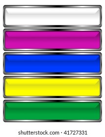 set of colored buttons