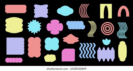 Set of colored free forms isolated.