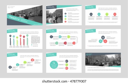 Set of colored infographic elements for presentation templates. Leaflet, Annual report, book cover design. Brochure, layout, Flyer template design.