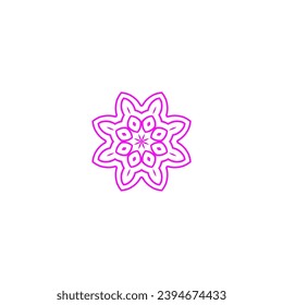 conjunto de conjuntos de mandala coloreados decorativos