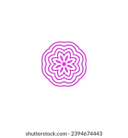 set of colored mandala sets round