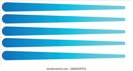 set of colored markers isolated