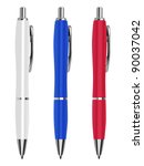 set of colored pens