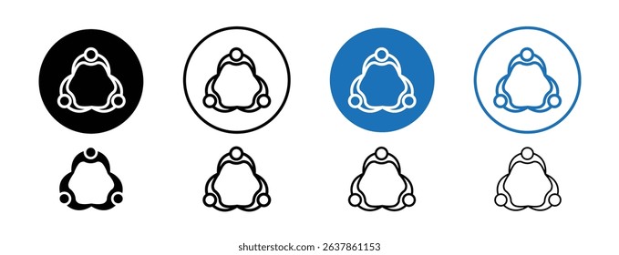 Set of colored pixel perfect Company culture icon with 1 unexpanded, 1 silhouette, Icon showing shared values, teamwork, and environment in a company.