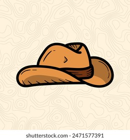 Set of colored vector doodle cowboys. Very suitable for completing designs in the desert, printing needs, and others.