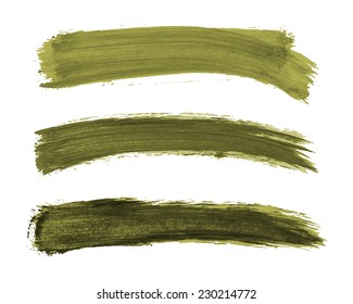 Set of colored watercolor brush strokes. Perfect design element for usage as abstract background, with text and infographics.